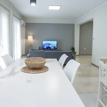 Panormou Modern 3 Bd Apt With Balcony Apartment